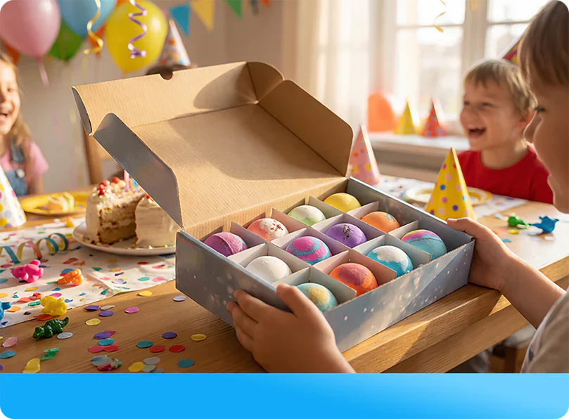 FINIBUY™ - 2PCS Bath Bombs Set with Toys Inside